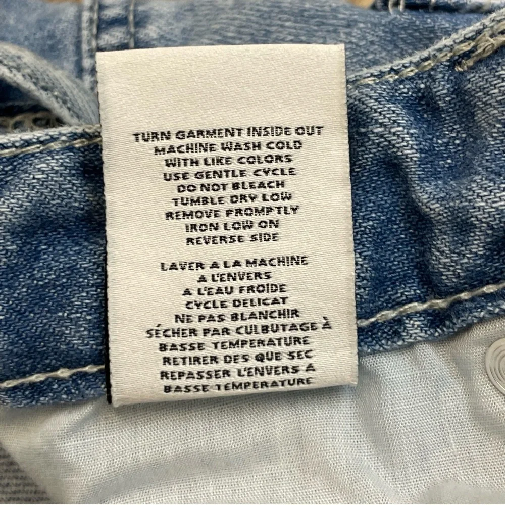 OAT New York High Rise Wide Leg Light Wash Cloud Luxe Denim Jeans - Picture 6 of 12